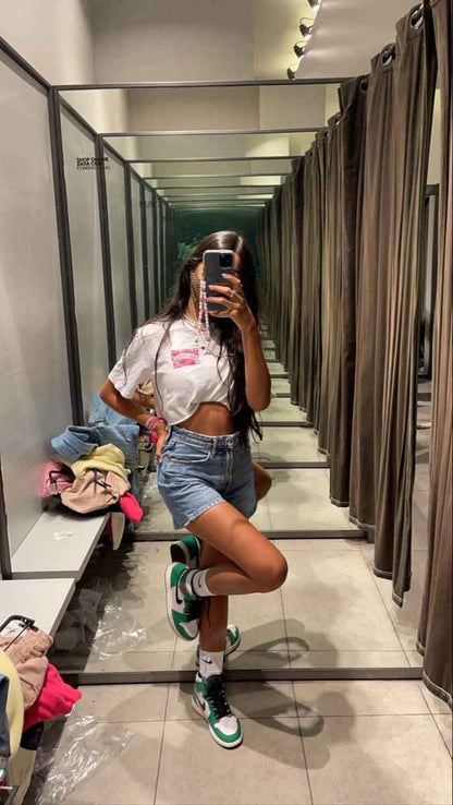 Custom GREEN Jordan 1 High Q