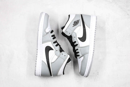 Custom Jordan 1 Mid Light Smoke Grey High Q