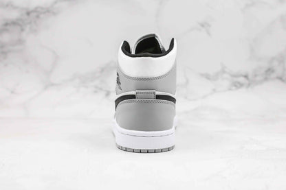 Custom Jordan 1 Mid Light Smoke Grey High Q