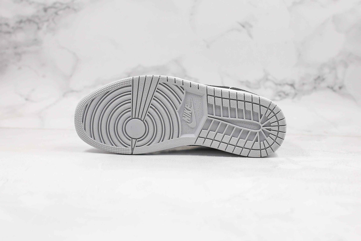 Custom Jordan 1 Mid Light Smoke Grey High Q