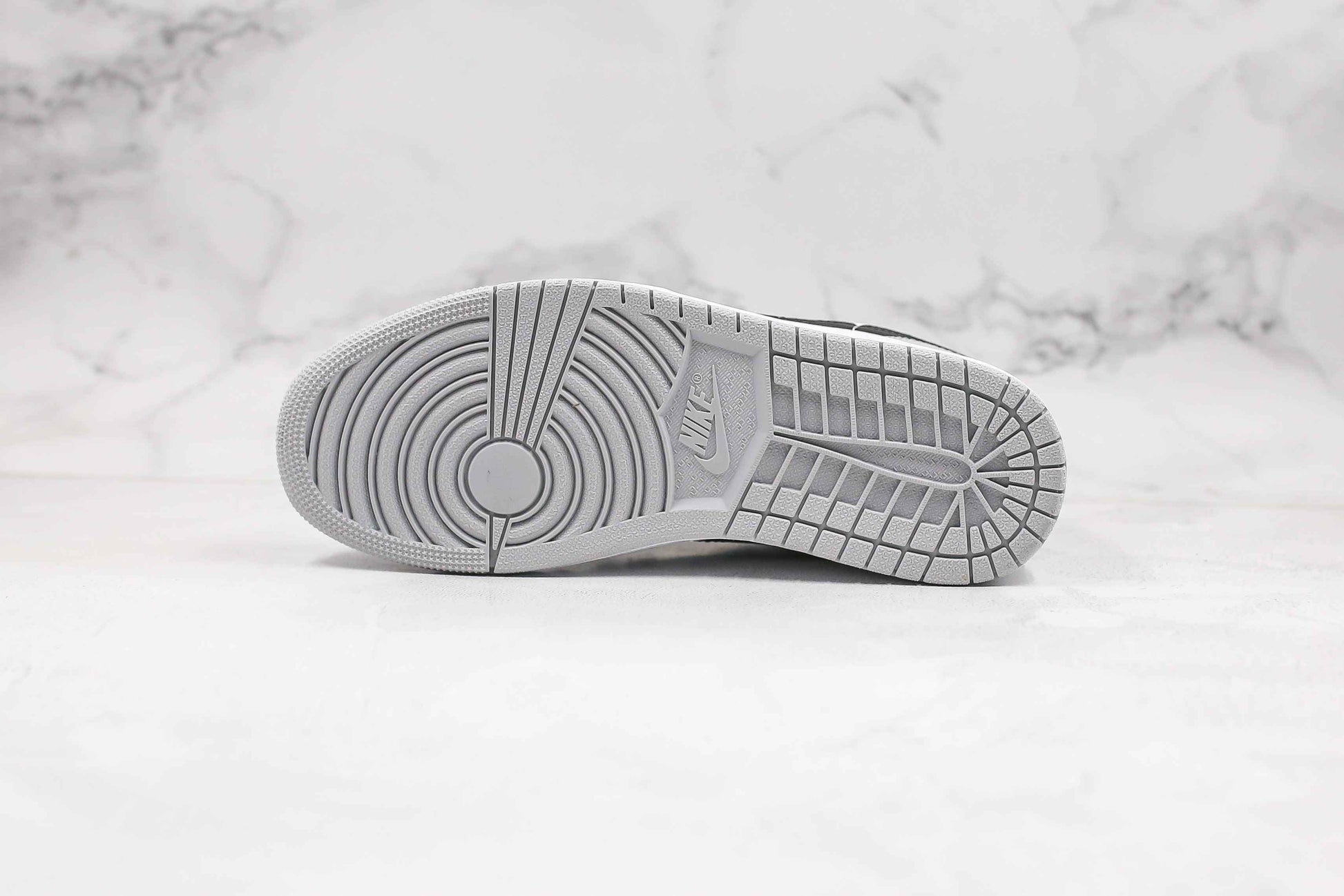 Custom Jordan 1 Mid Light Smoke Grey High Q