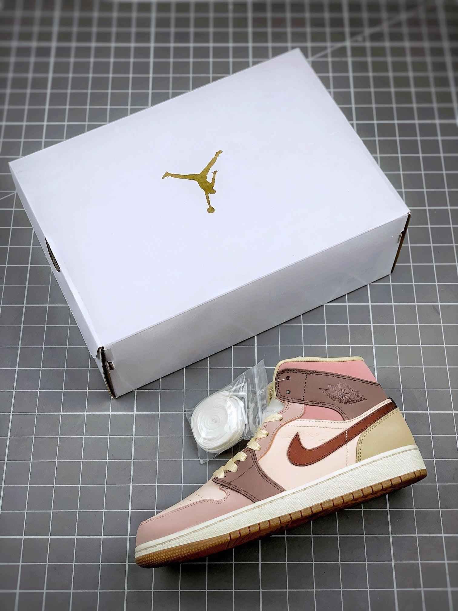 Custom Jordan 1 Mid SE Dark Pony Smoky Mauve DO7440-821 - Jordan 1 Mid Dark Pony Smoky