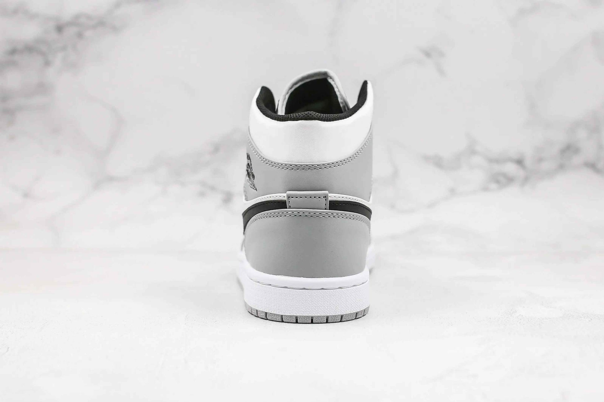 Custom Jordan 1 Mid “Light Smoke Grey” High Q  ( Customs And Box ), Jordan 1 Sneakers FREE SHIPPING