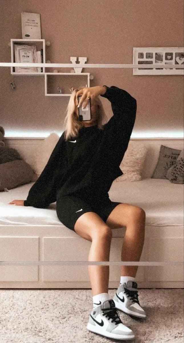 Custom Jordan 1 Light Smoke Grey Mid High Q Sneakers