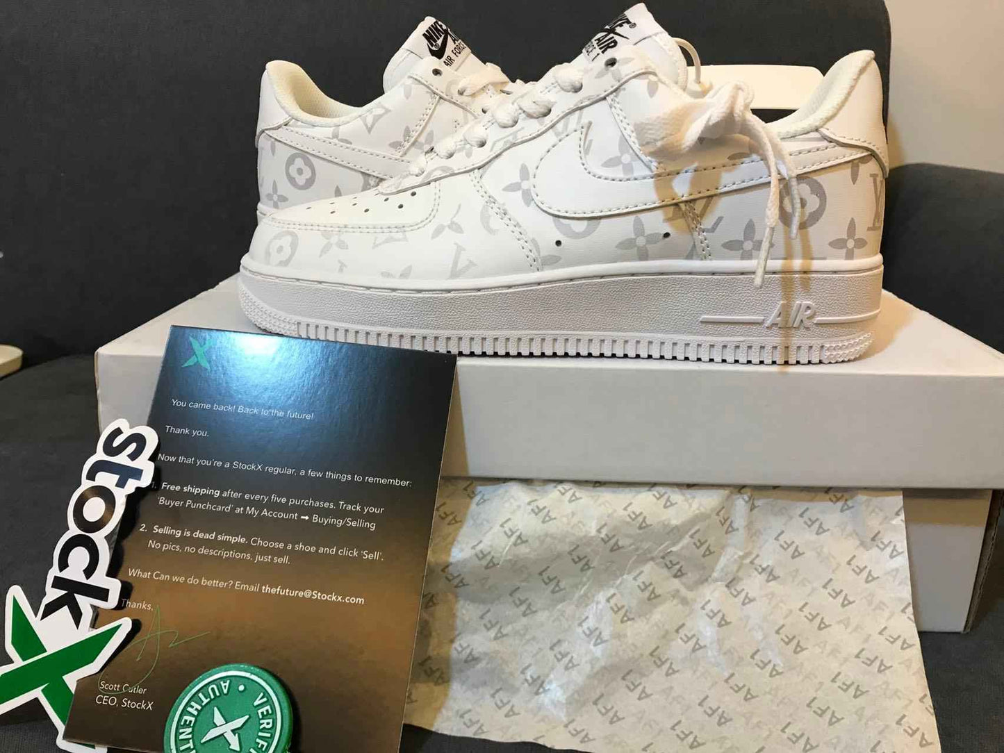 Custom LV Air Force 1 Heat Sensing CW2288 121