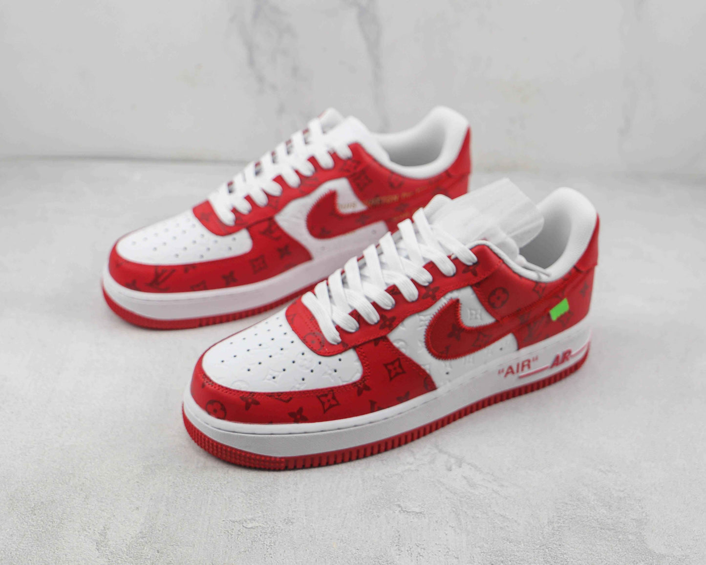 Custom LV x NK Air Force Monogram