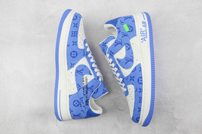 Custom LV x NK Air Force Monogram