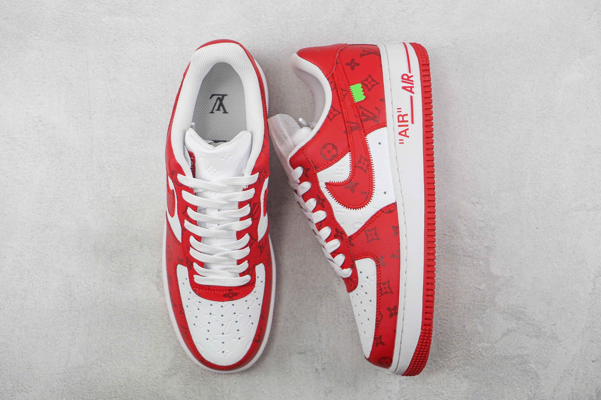 Custom LV x NK Air Force Monogram