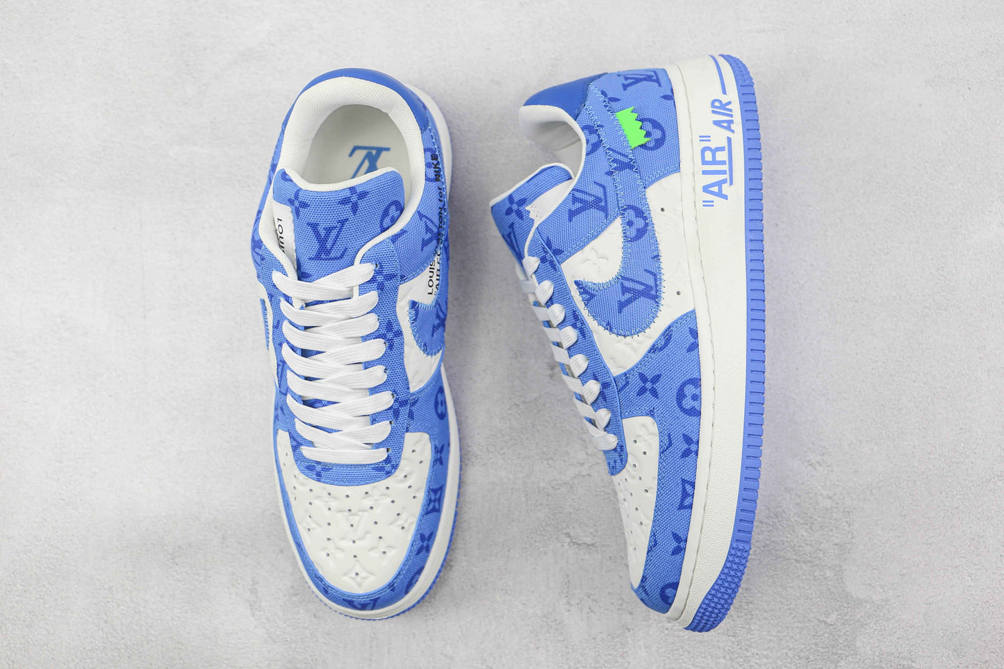 Custom LV x NK Air Force Monogram