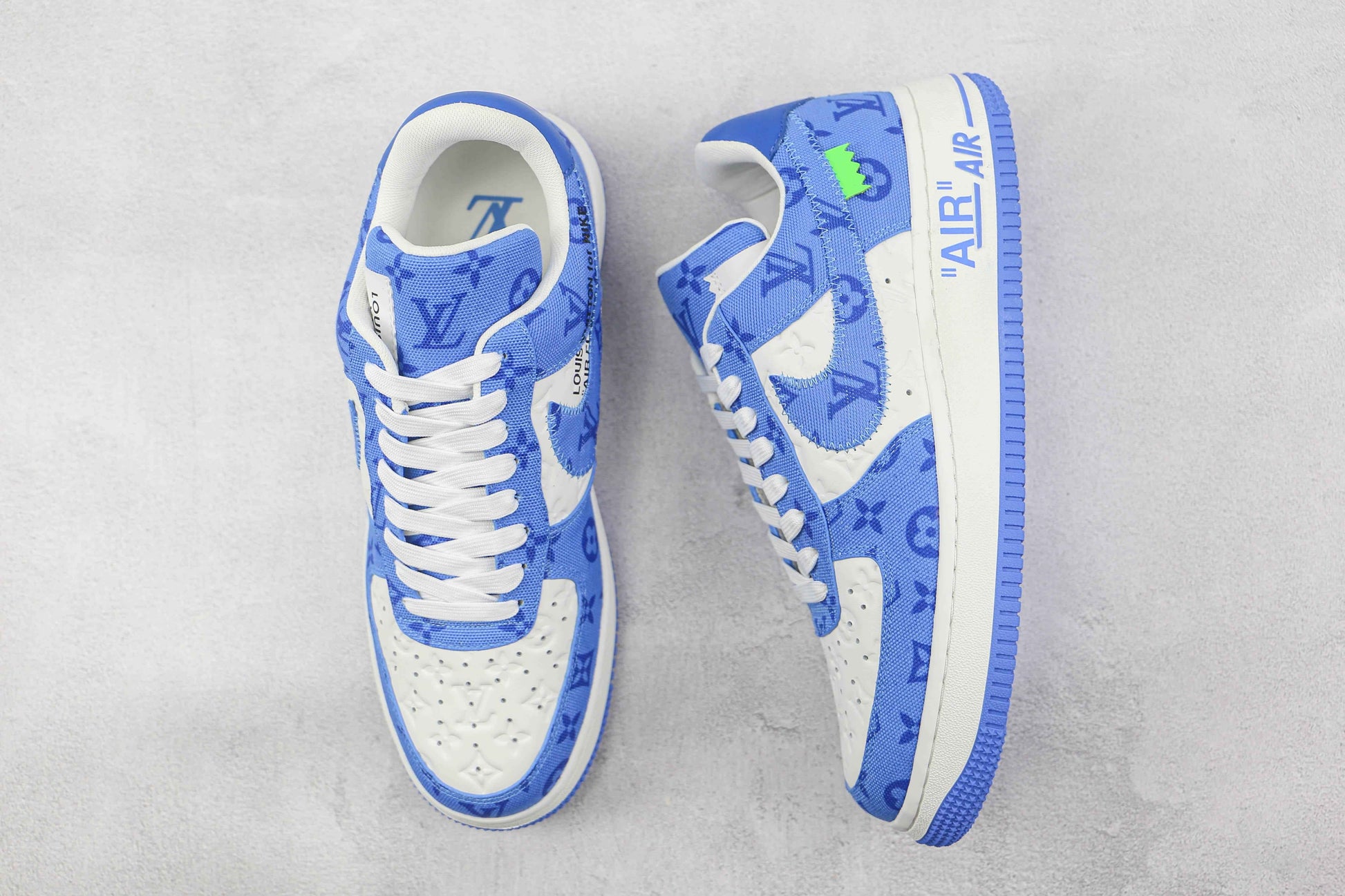 Custom LV x NK Air Force Monogram