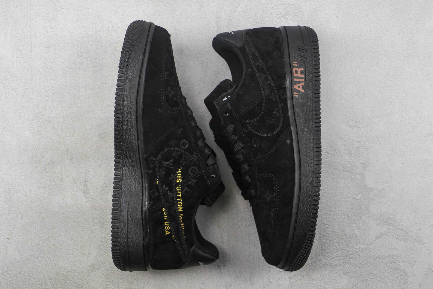 Custom LV x NK Air Force Monogram