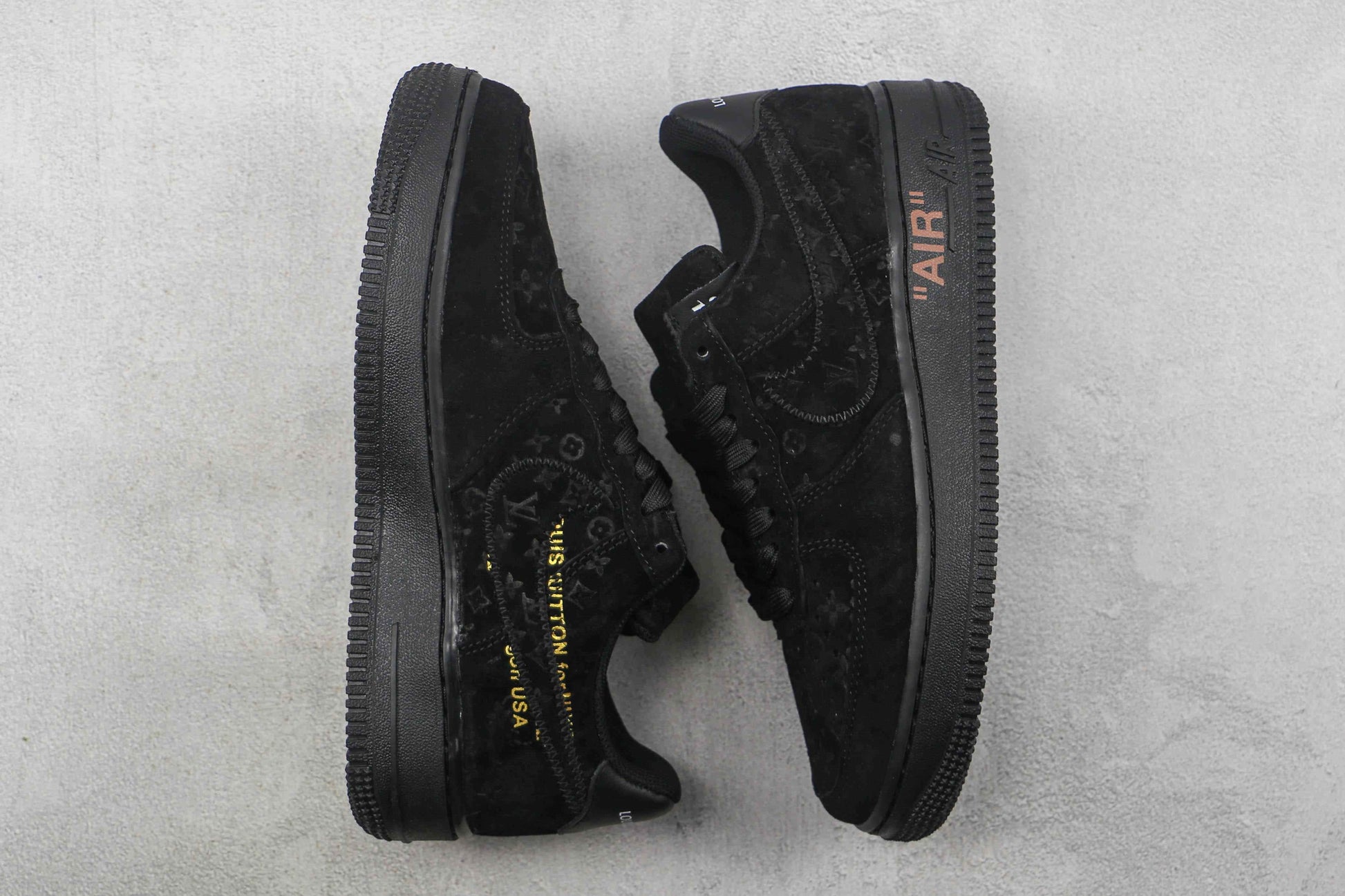 Custom LV x NK Air Force Monogram