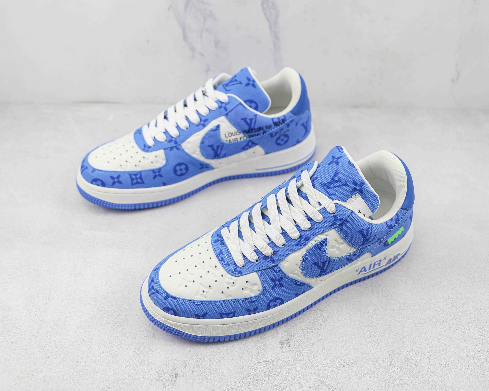 Custom LV x NK Air Force Monogram