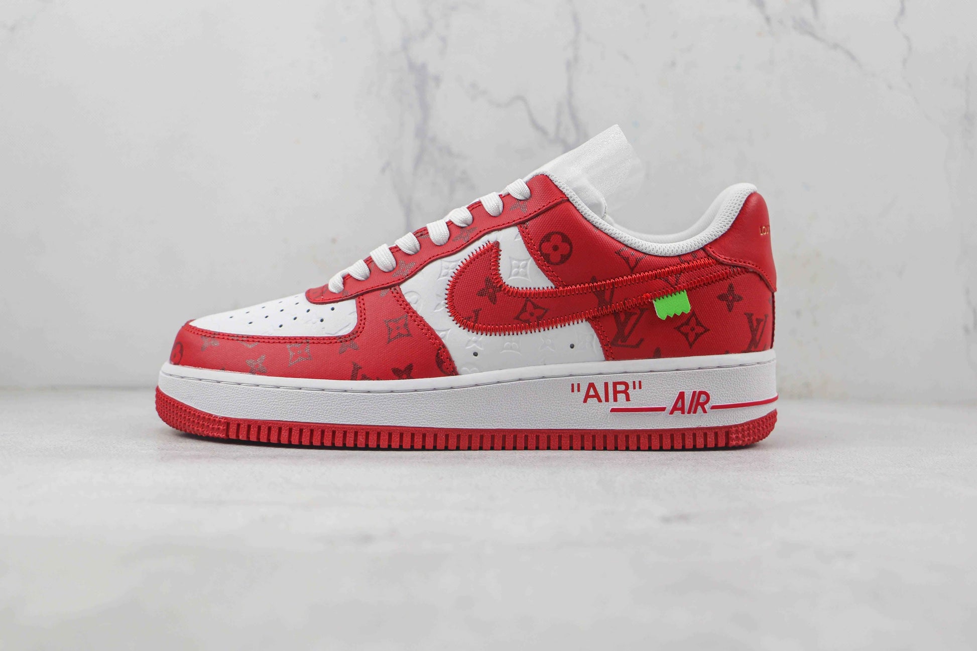 Custom LV x NK Air Force Monogram