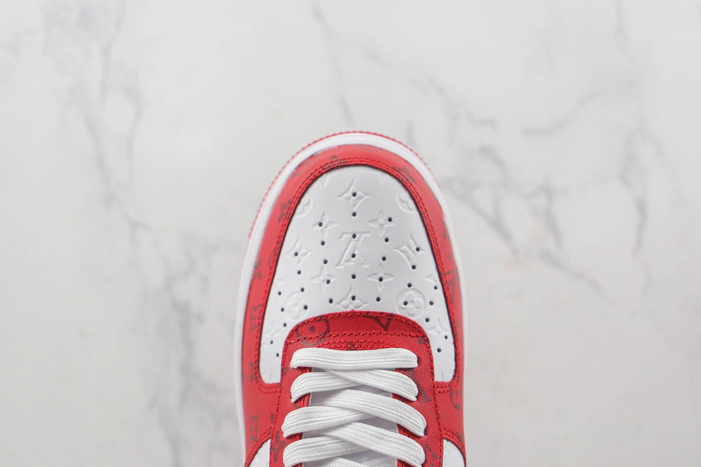 Custom LV x NK Air Force Monogram - Sneakernational