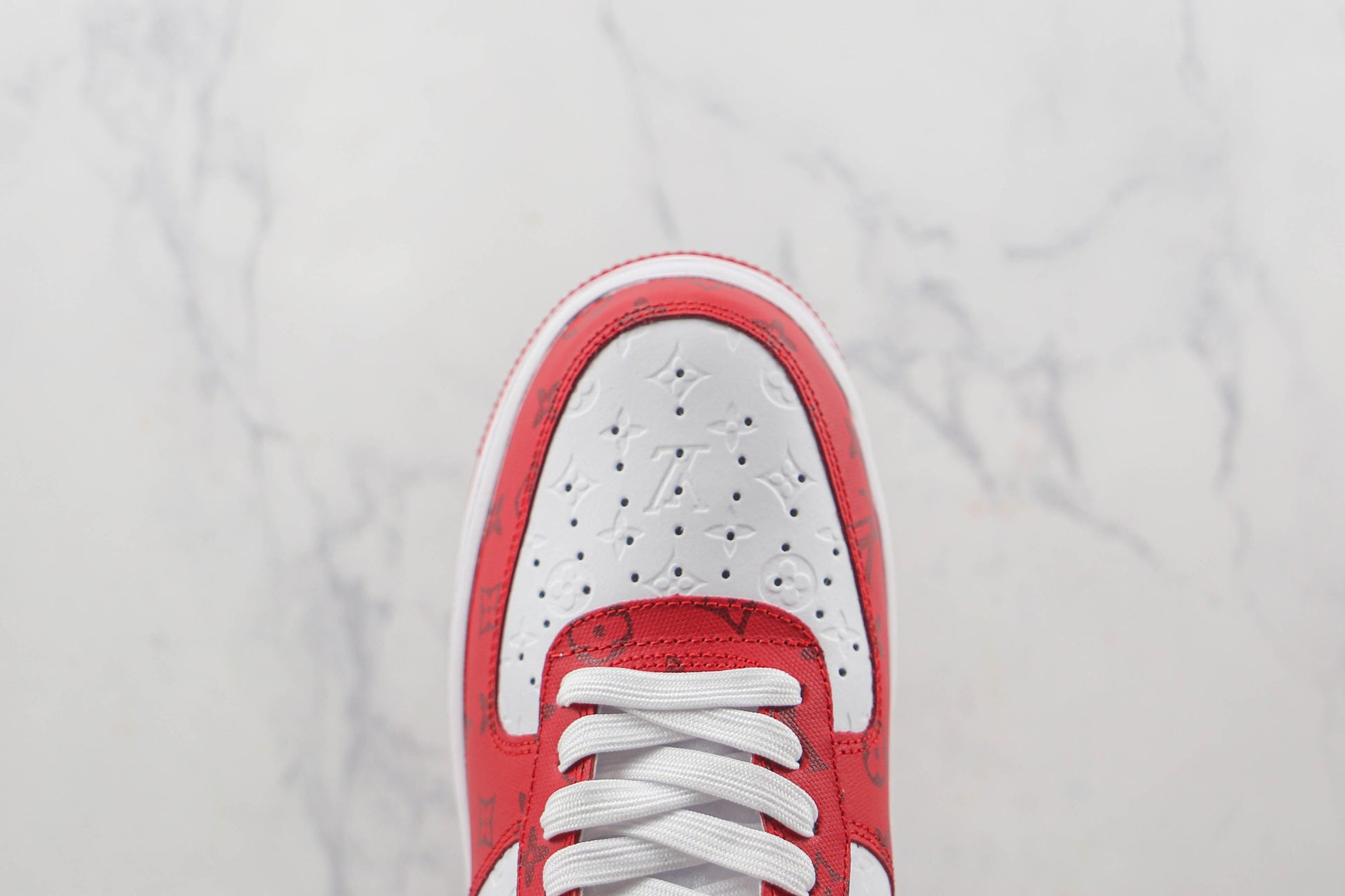 Custom LV x NK Air Force Monogram - Sneakernational