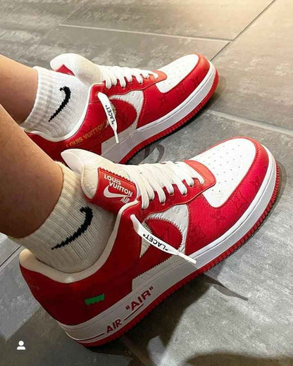 Custom LV x NK Air Force Monogram