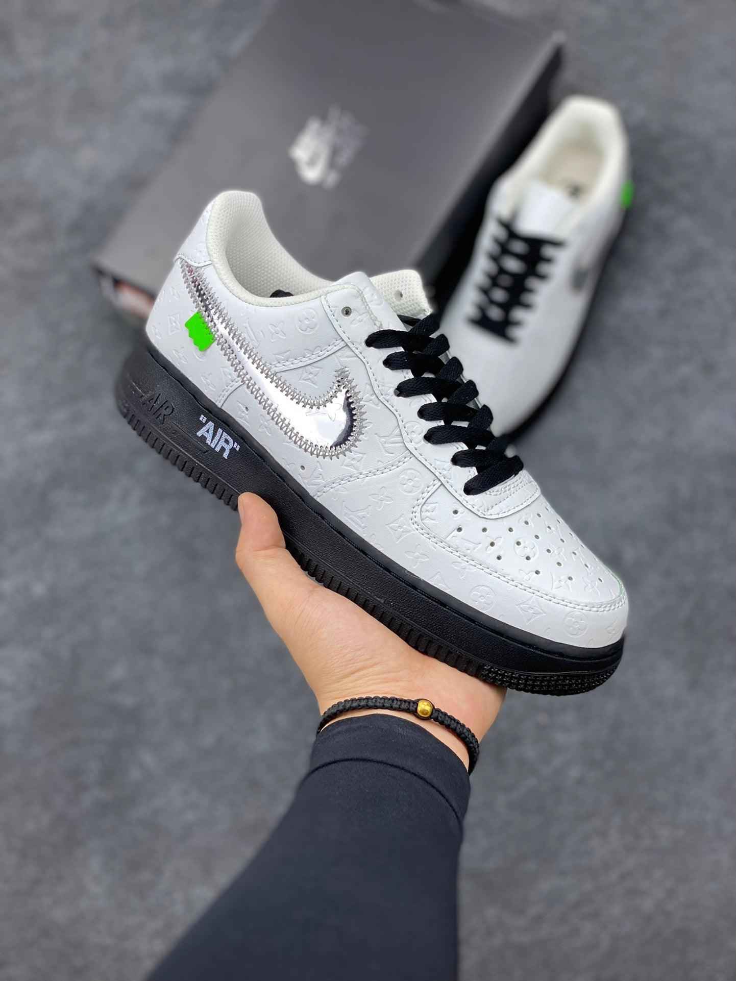 Custom LV x Off-wht x NK Air Force 1 1A9V9A