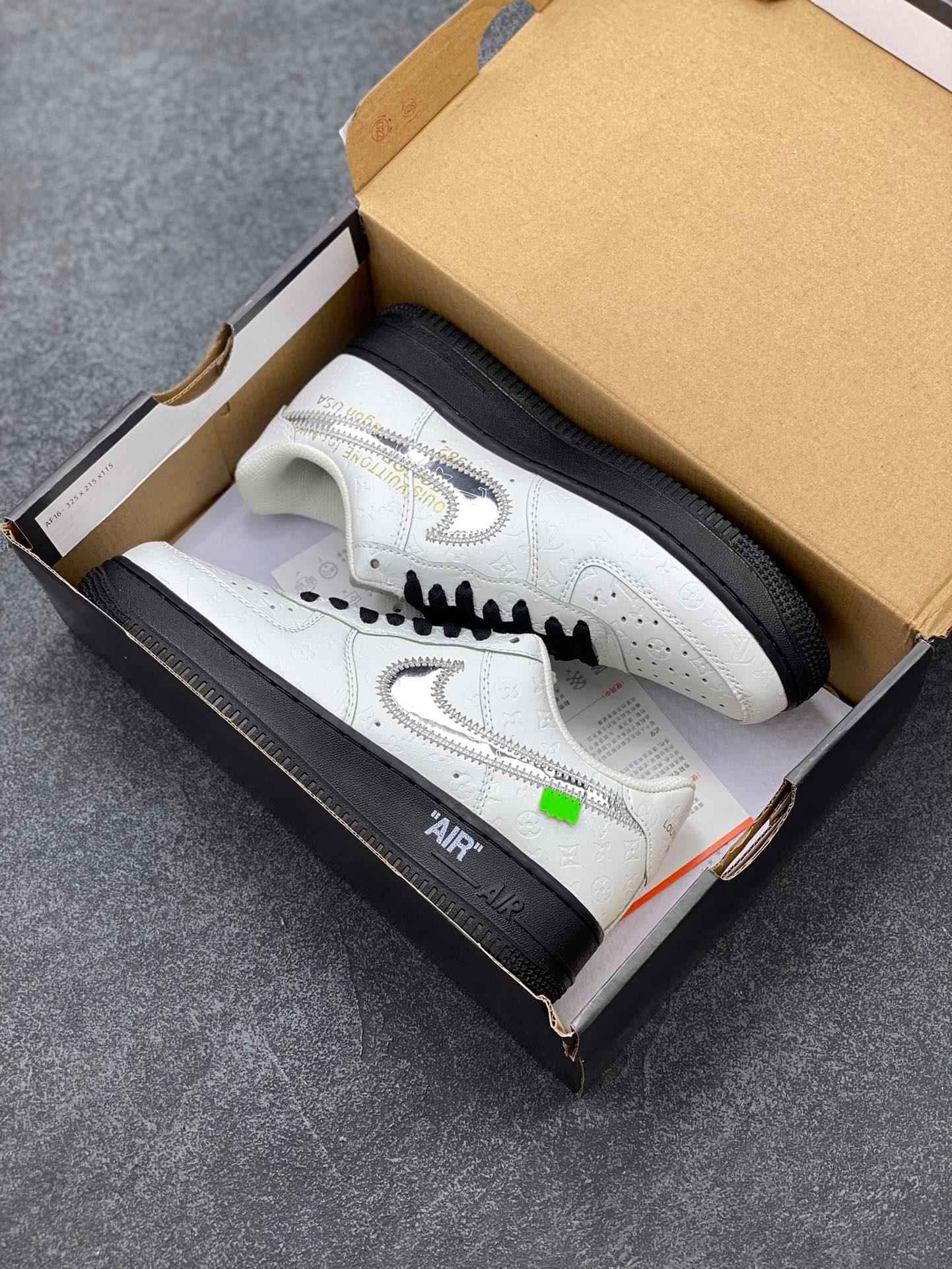 Custom LV x Off-wht x NK Air Force 1 1A9V9A