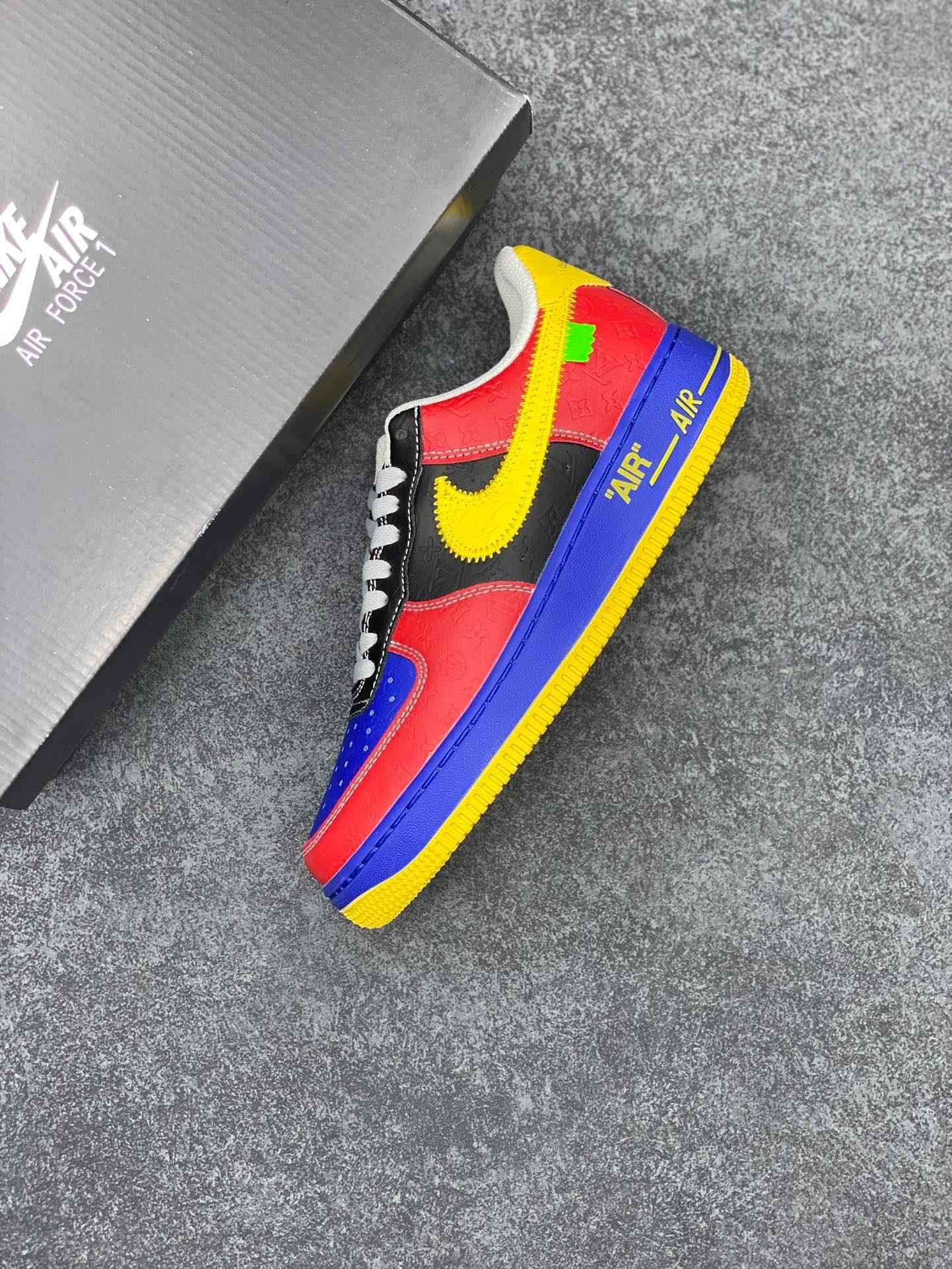 Custom LV x Off-wht x NK Air Force 1 1A9V9D