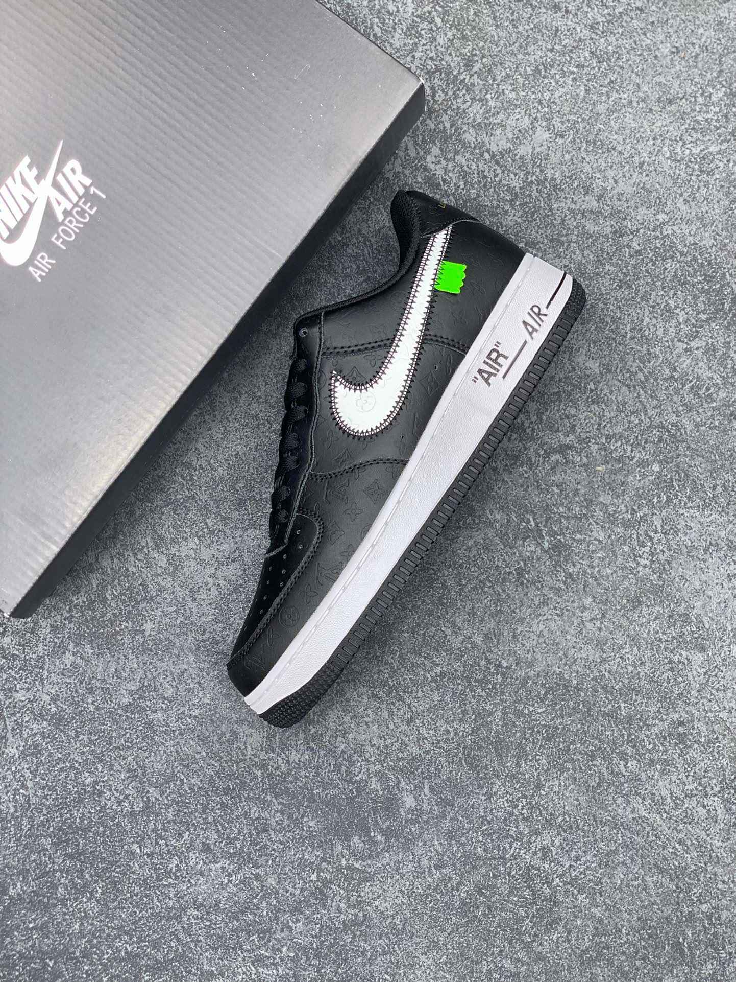 Custom LV x Off-wht x NK Air Force 1 1A9V9F