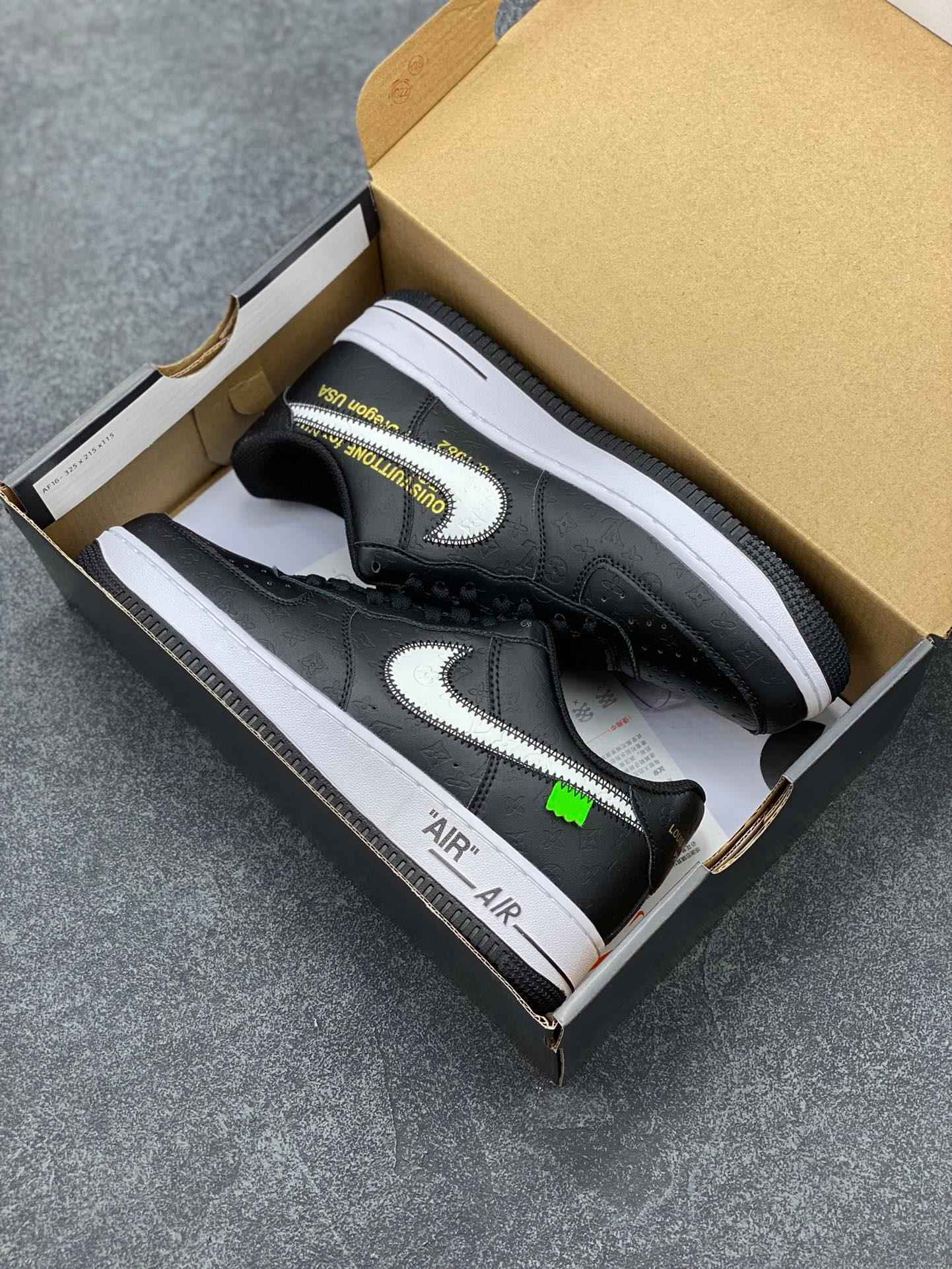 Custom LV x Off-wht x NK Air Force 1 1A9V9F