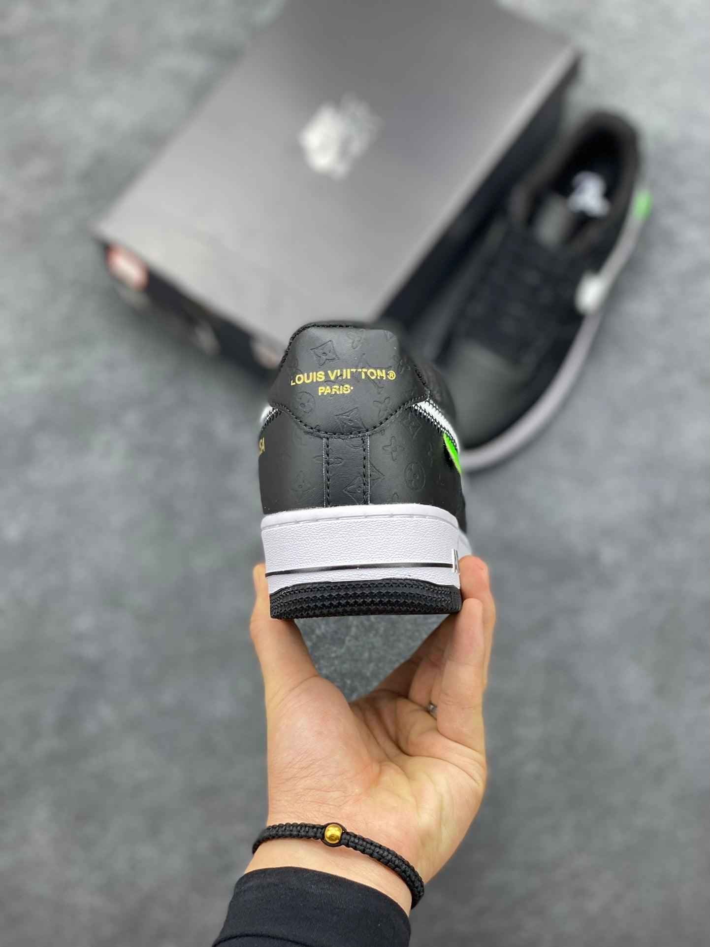 Custom LV x Off-wht x NK Air Force 1 1A9V9F