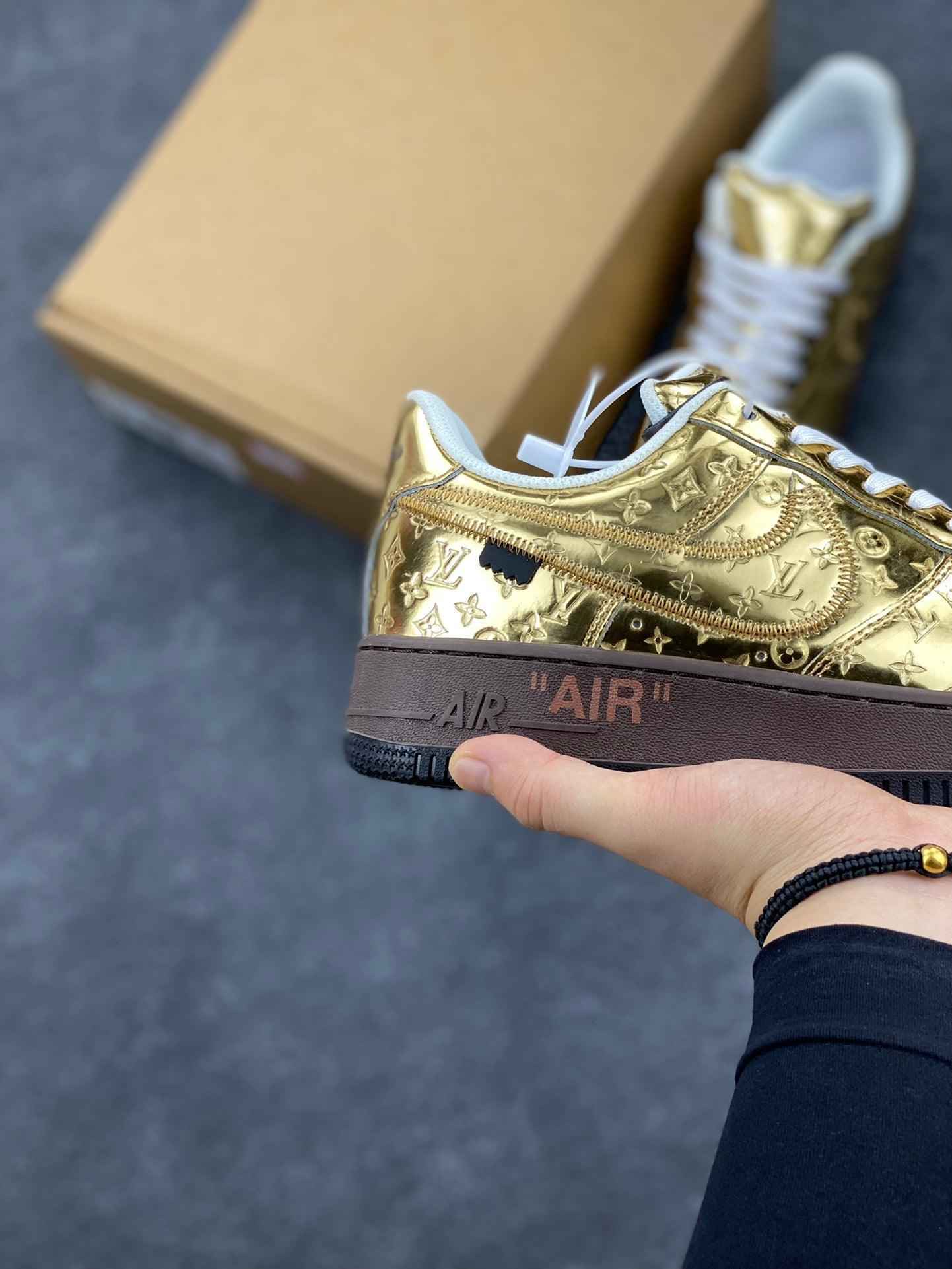 Custom LV x Off-wht x NK Air Force 1 1A9VG0