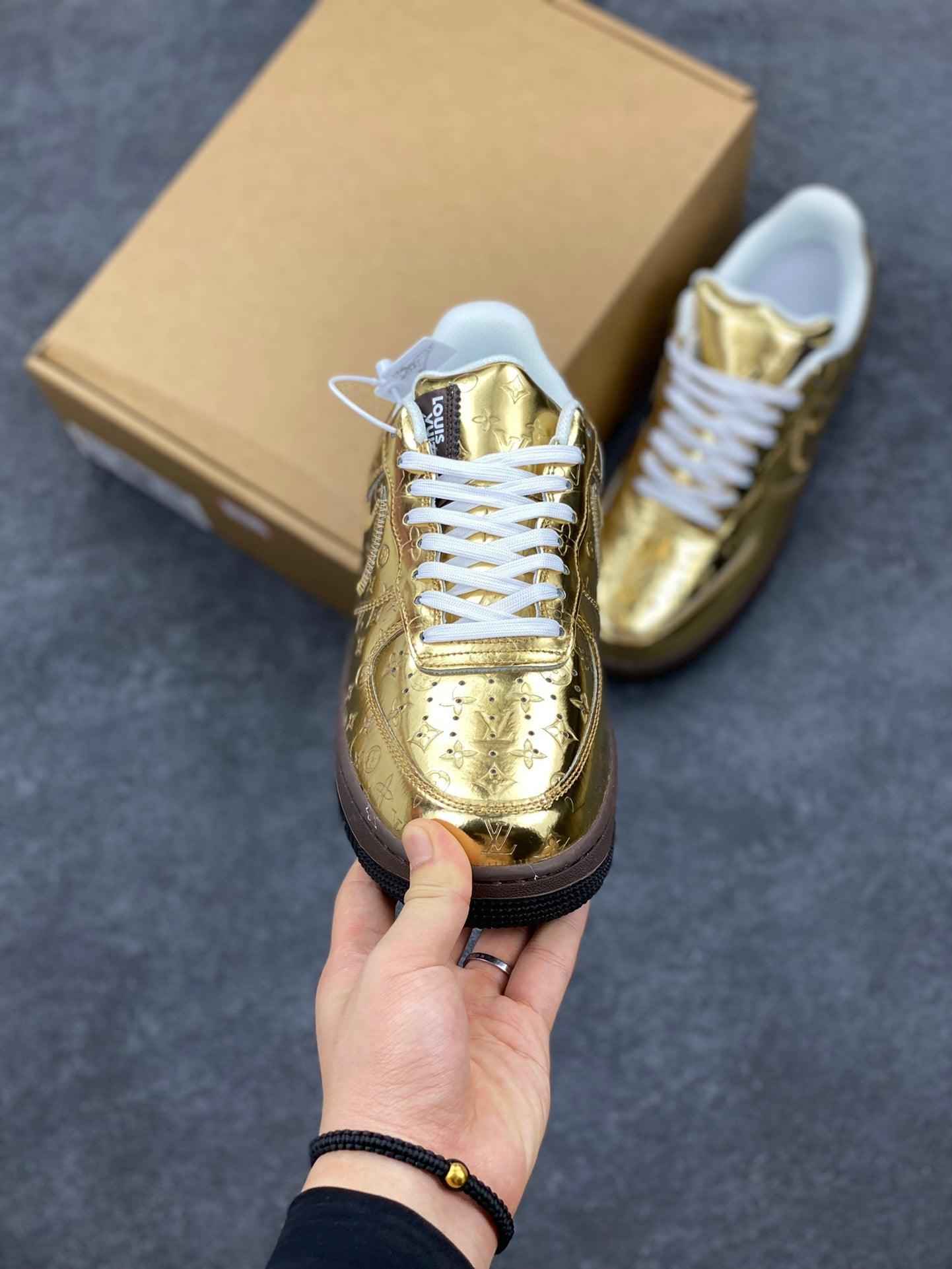 Custom LV x Off-wht x NK Air Force 1 1A9VG0