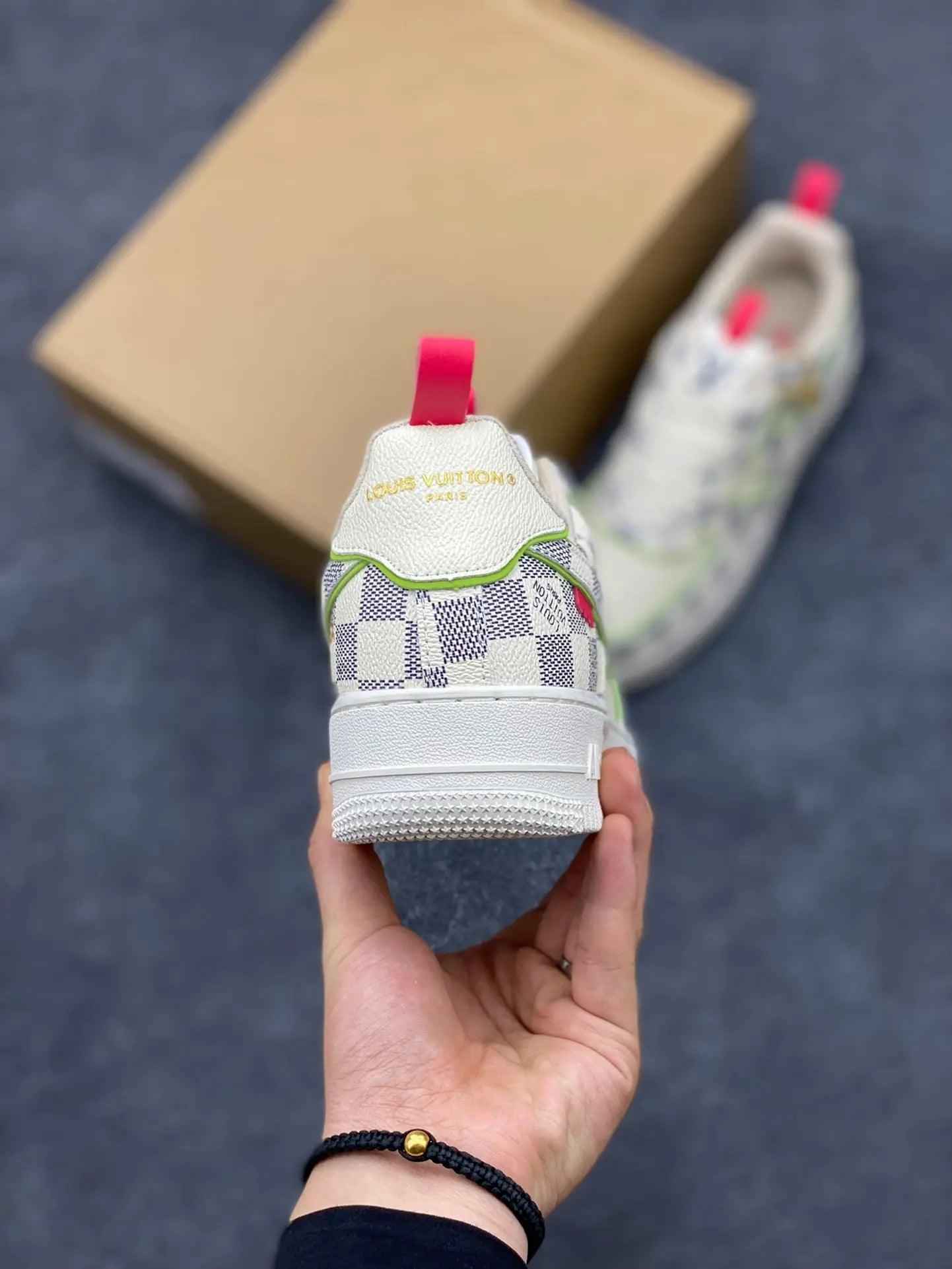 Custom LV x Off-wht x NK Air Force 1 LV 1A9V8H