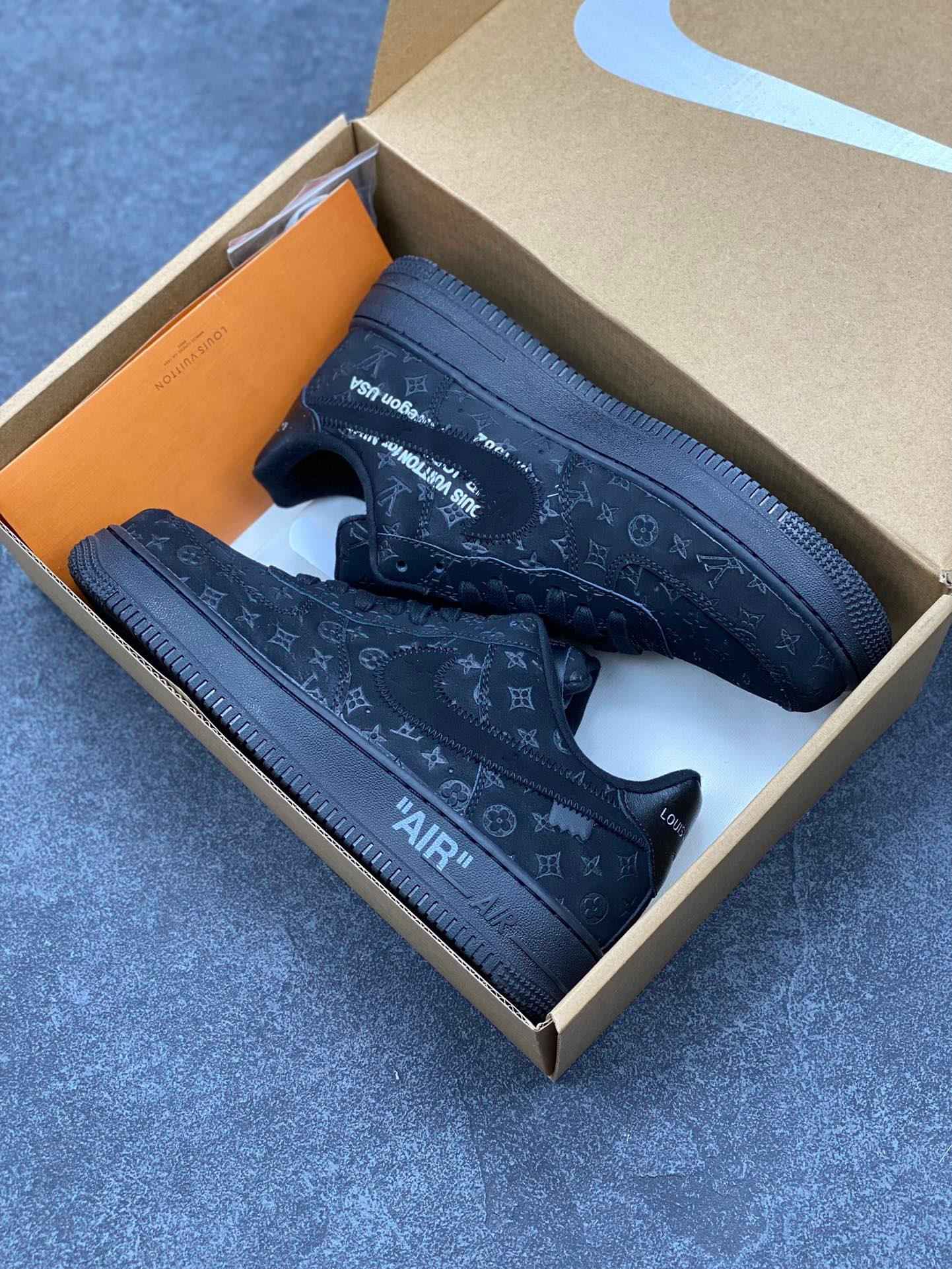 Custom Monogram x Air Force 1 Low 1A9VD7 Luxury Urban Wear