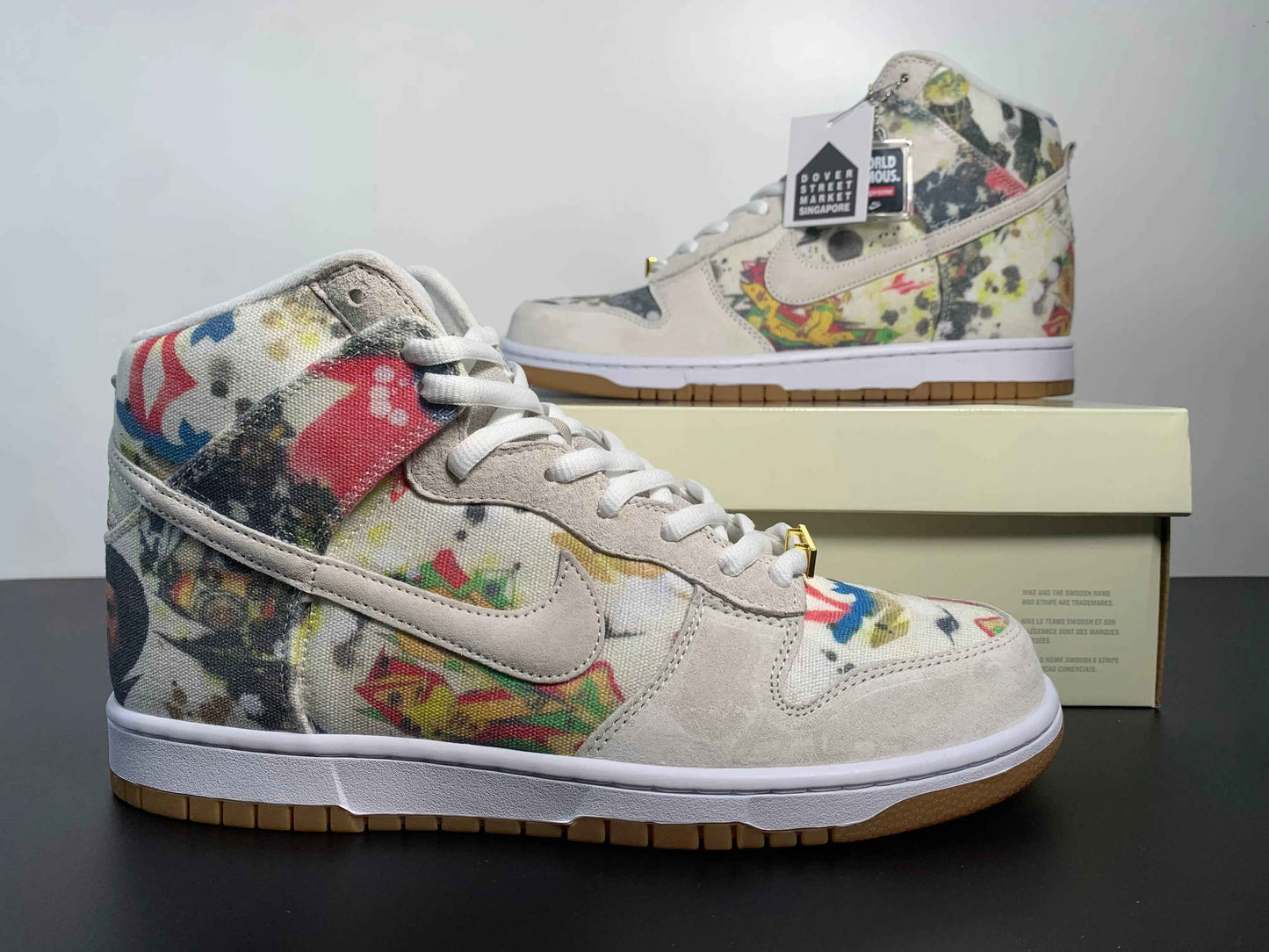 Custom Supreme x NK Dunk SB High Rammellzee