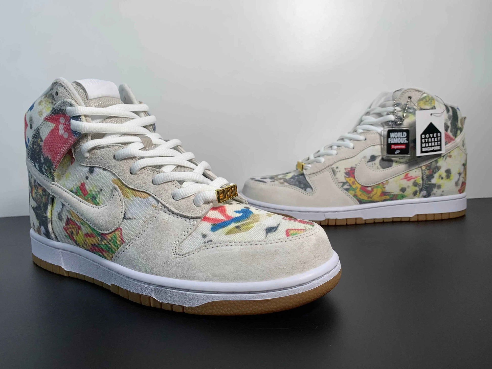 Custom Supreme x NK Dunk SB High Rammellzee