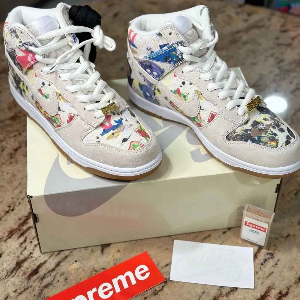Custom Supreme x NK Dunk SB High Rammellzee