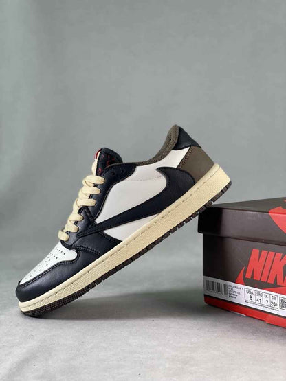 Custom Travis Scott × Air Jordan 1 Low OG “Reverse M CQ4277 105