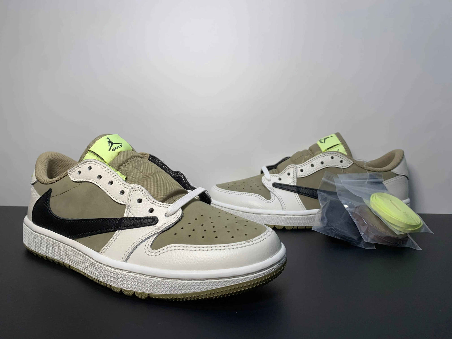 Custom Travis Scott x Air Jordan 1 Low Golf TS DM7866-01