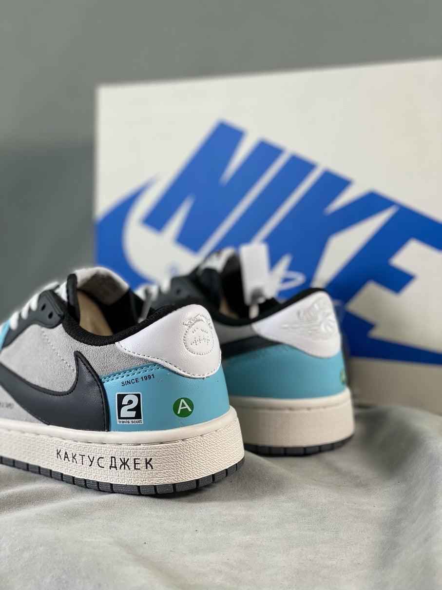 Custom Travis Scott x Air Jordan 1 Low OG SP 'JACKBOYS' DM7866-009