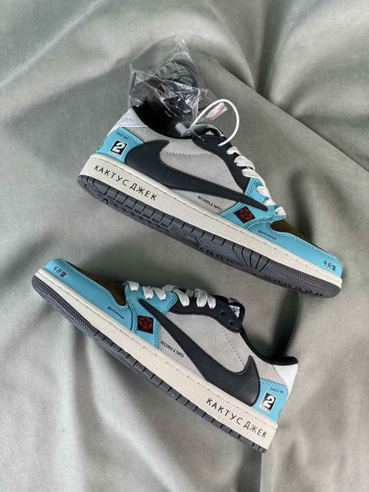Custom Travis Scott x Air Jordan 1 Low OG SP 'JACKBOYS' DM7866-009
