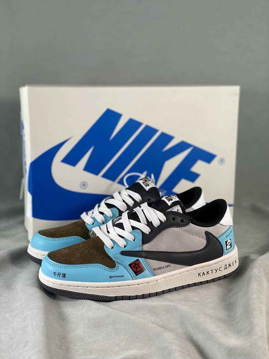 Custom Travis Scott x Air Jordan 1 Low OG SP 'JACKBOYS' DM7866-009