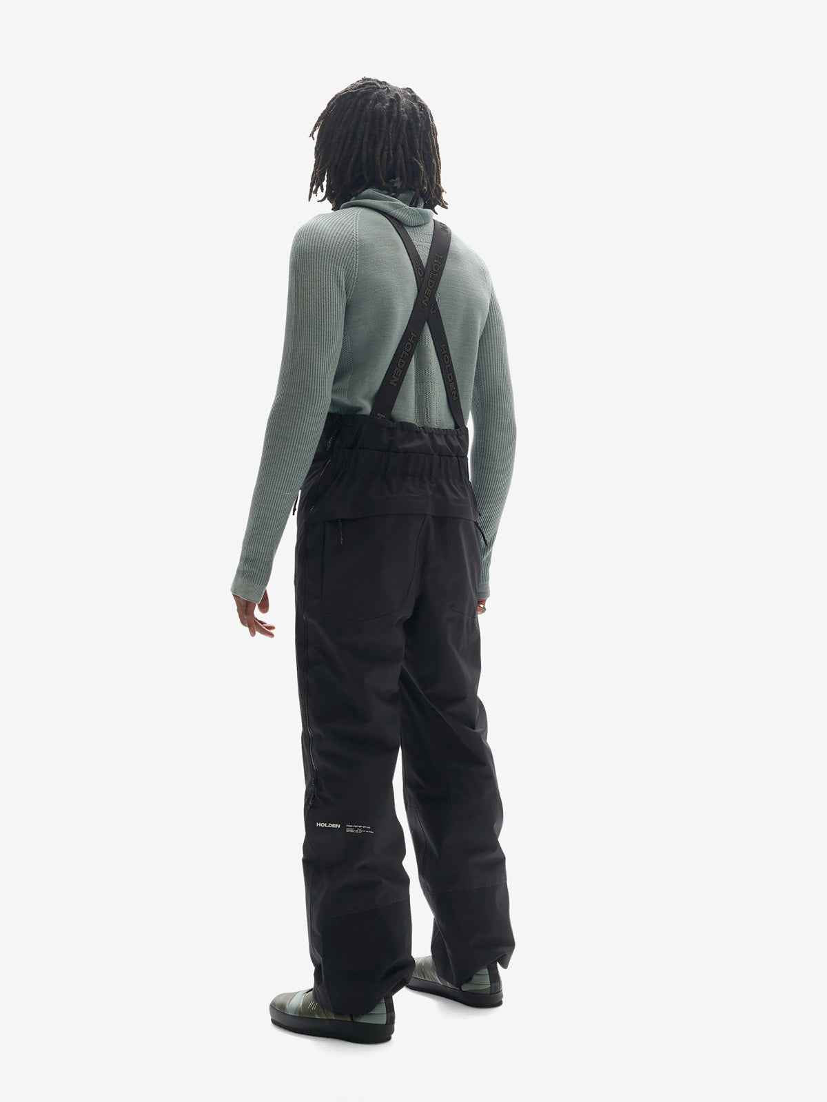 2 Layers Powder Bib - Black