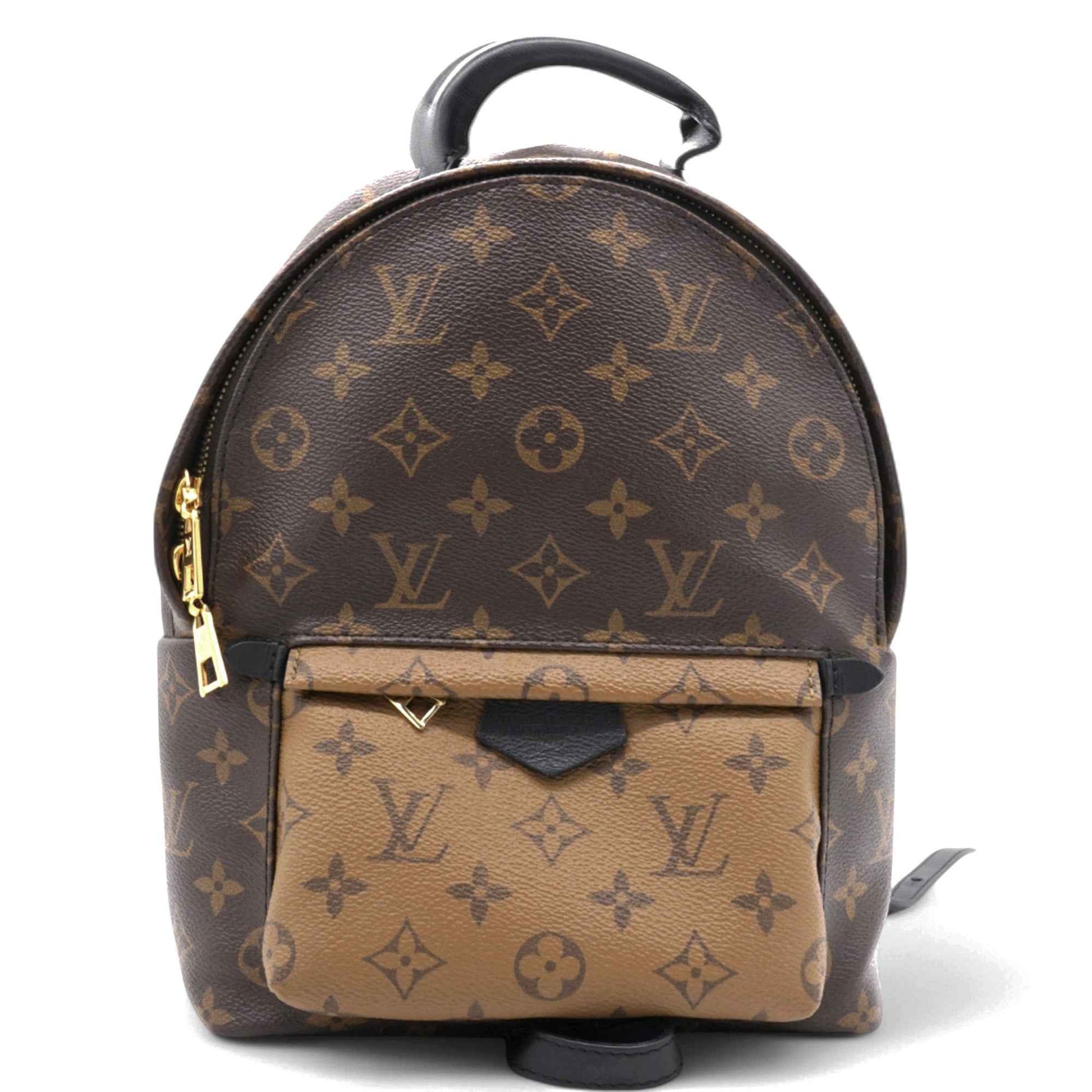 Wolvess Reverse Monogram Palm Springs Backpack PM