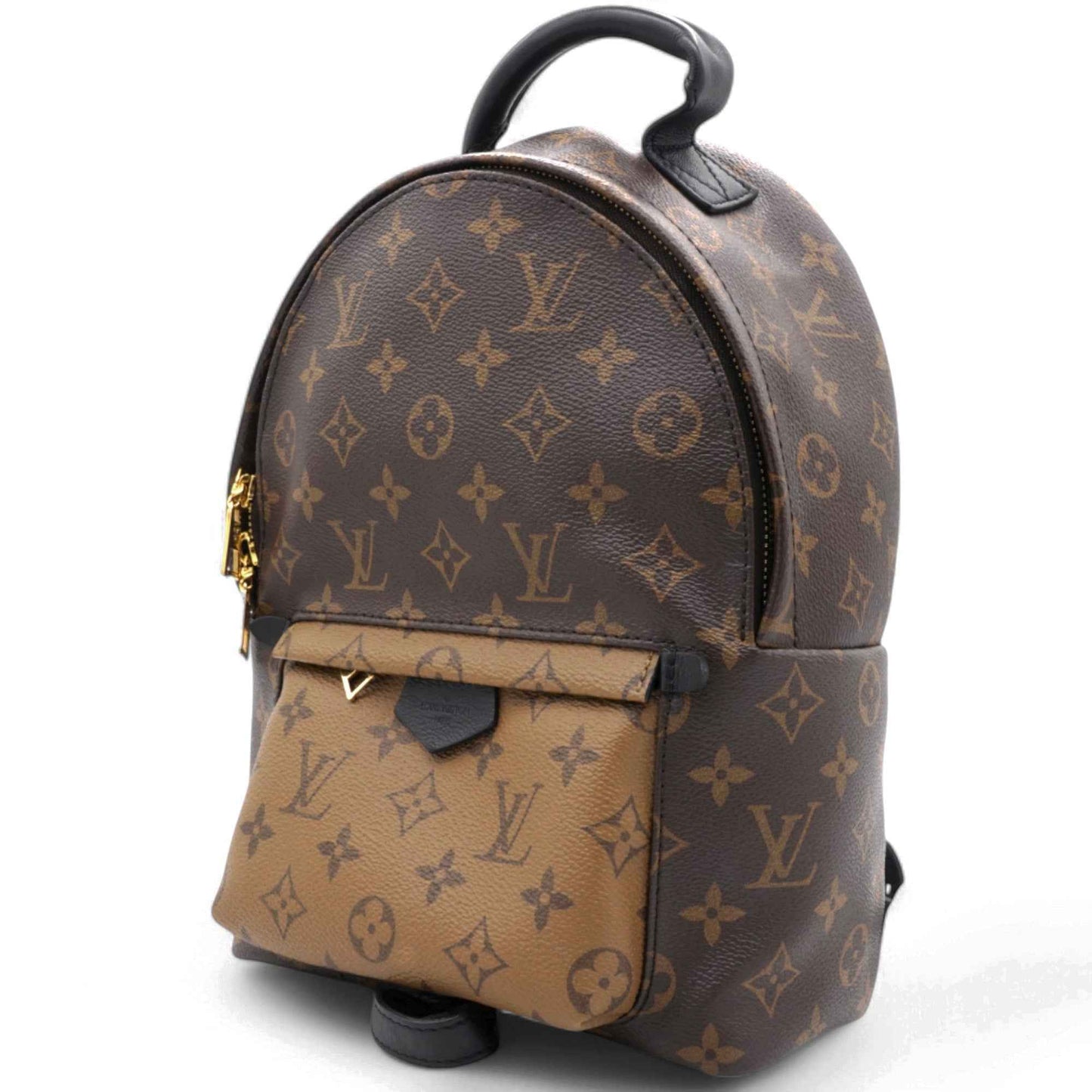 Wolvess Reverse Monogram Palm Springs Backpack PM