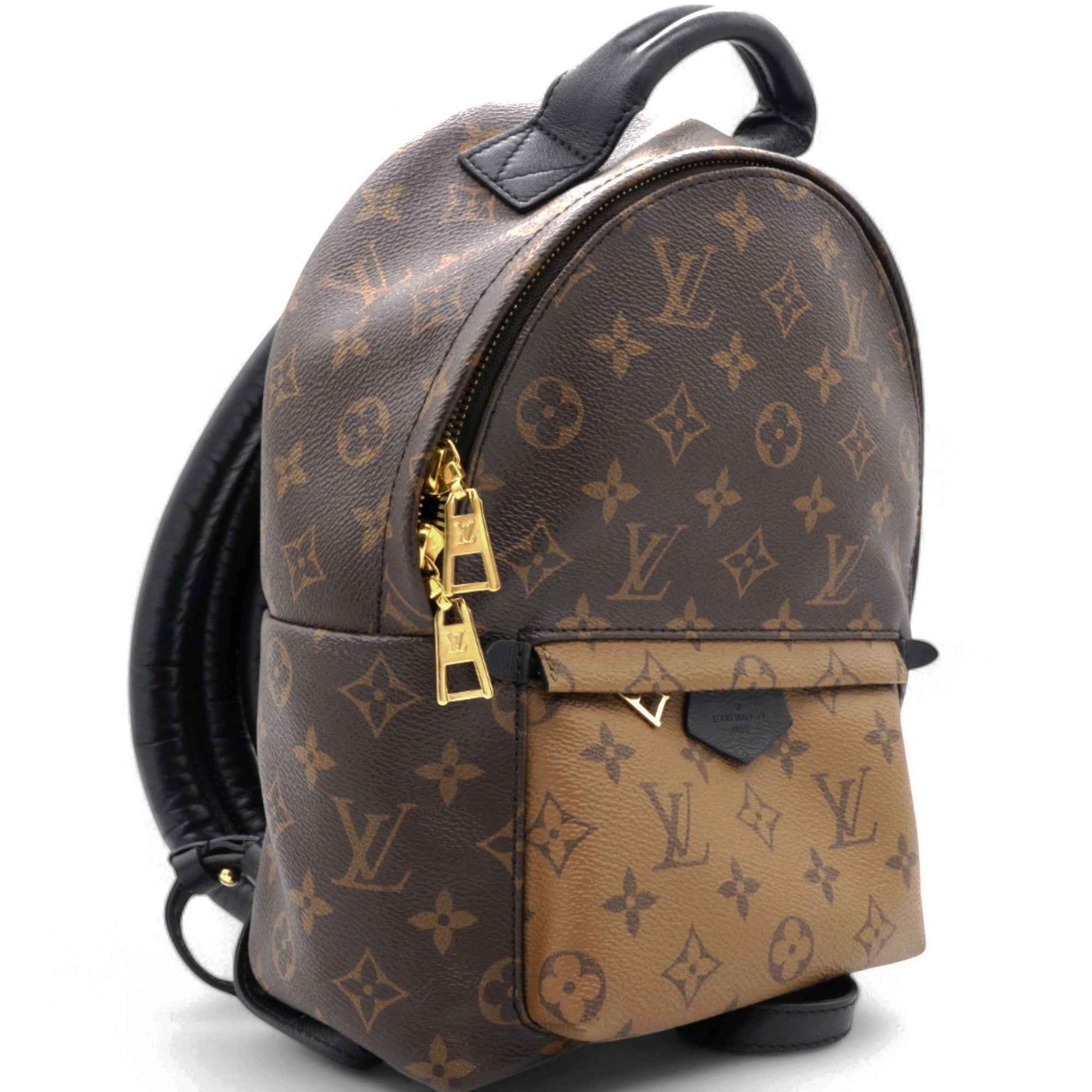Wolvess Reverse Monogram Palm Springs Backpack PM