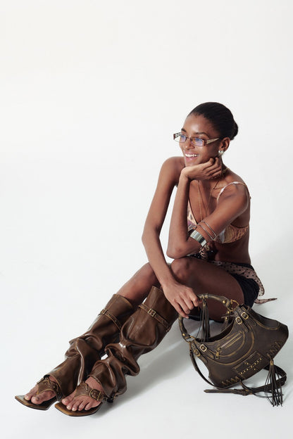 Embroidered Bohemian Fringe Bag - Wolvess