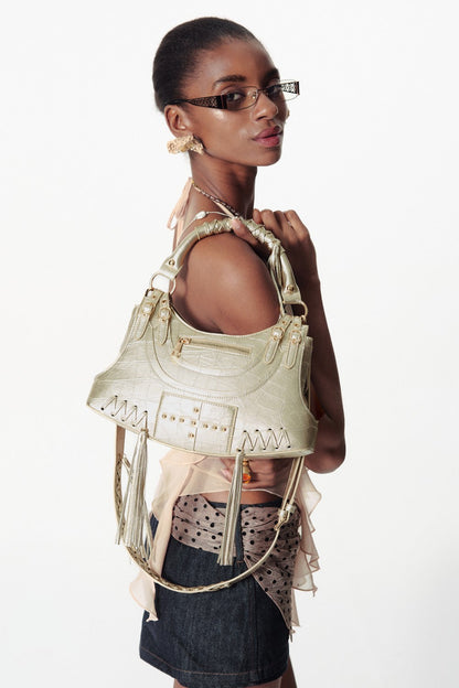 Embroidered Bohemian Fringe Bag - Wolvess