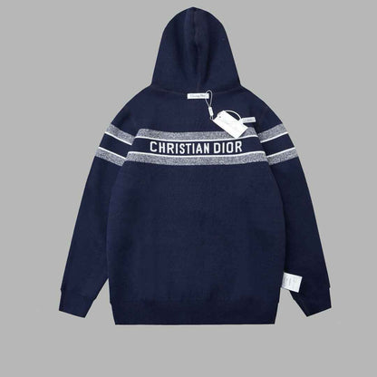 Christian Dior Navy Reversible Hoodie - Wolvess