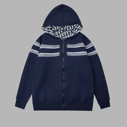 Christian Dior Navy Reversible Hoodie - Wolvess