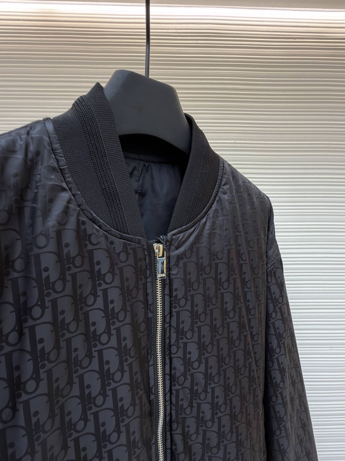 Dior Oblique Black Bomber Jacket - Wolvess