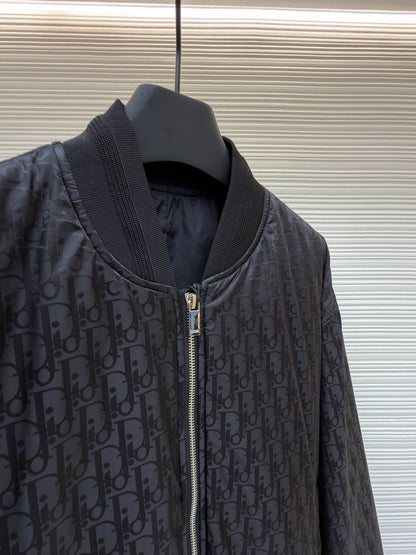 Dior Oblique Black Bomber Jacket - Wolvess
