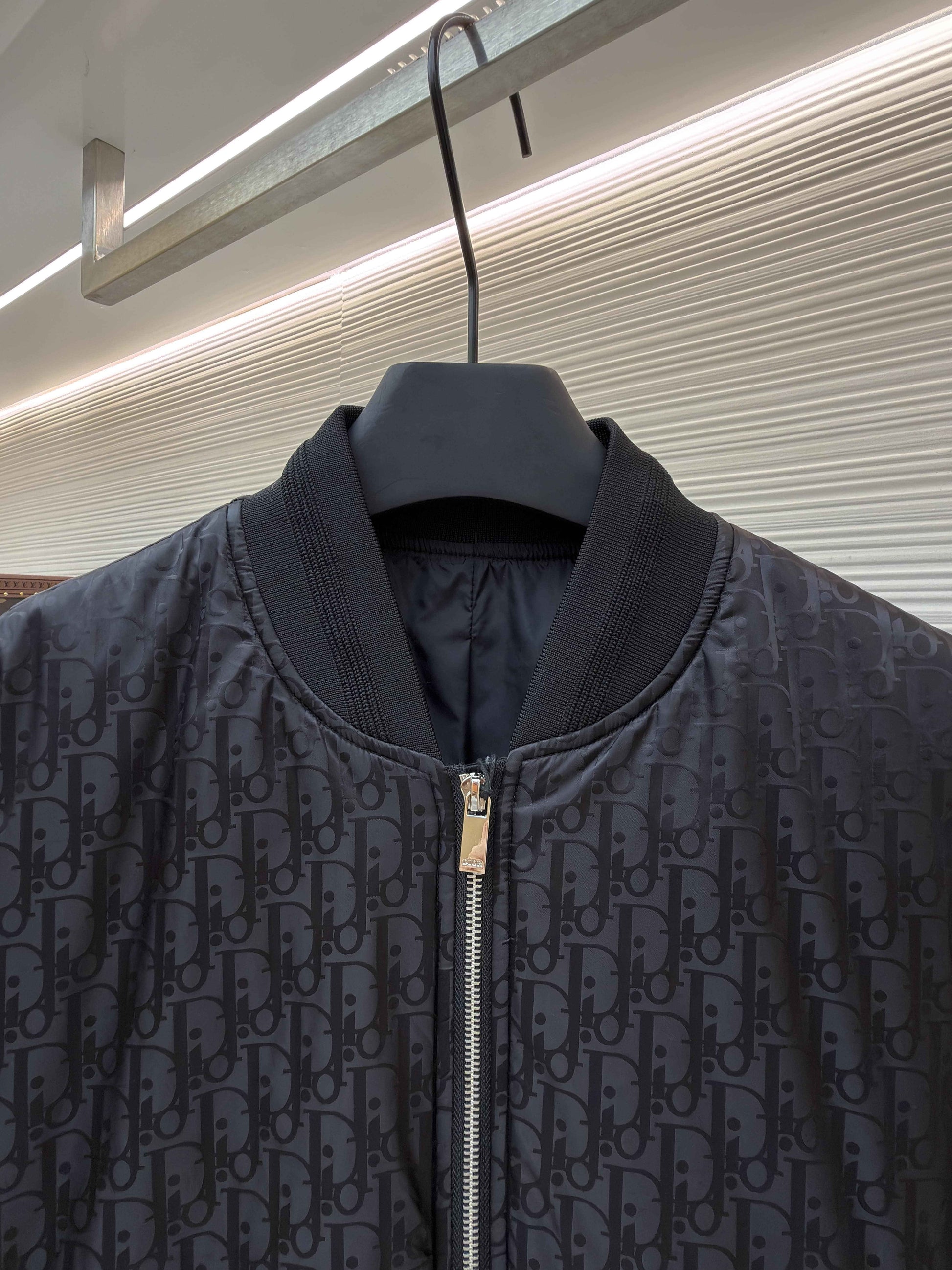 Dior Oblique Black Bomber Jacket